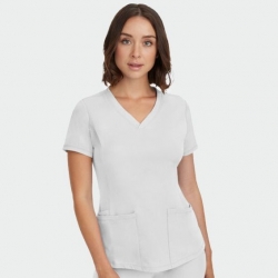 Bluză medicală de damă HH MONICA albă