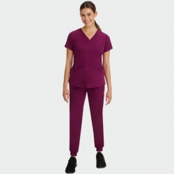 Bluză medicală de damă HH MONICA burgundy