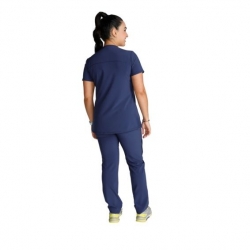 Tunică medicală de lucru CK748A – bleumarin