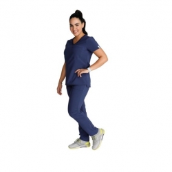 Tunică medicală de lucru CK748A – bleumarin