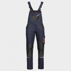 Salopetă de lucru KASTOR STRETCH DARK BLUE/RED
