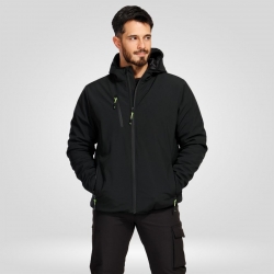 Jachetă de lucru REEF PAD SOFTSHELL BLACK