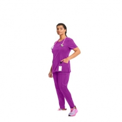 Tunică medicală de lucru INFINITY 2624A violet