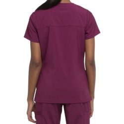 Tunică medicală de lucru DICKIES DKE625 roșu vin