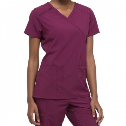 Tunică medicală de lucru DICKIES DKE625 roșu vin