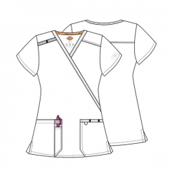 Tunică medicală de lucru DICKIES DKE625 negru