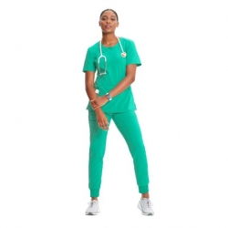 Tunică medicală de lucru INFINITY 2624A verde