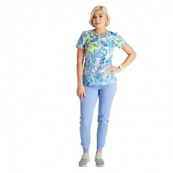 Tunică medicală de lucru GENUINE CK678 nuanțe de albastru