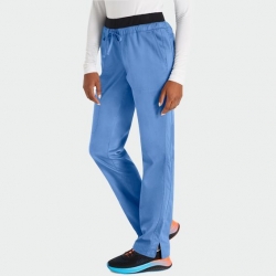 Pantalon medical damă CHEROKEE Revolution WWE105 albastru deschis