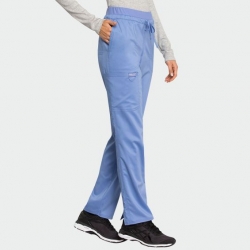 Pantalon medical damă CHEROKEE Revolution WWE105 albastru deschis