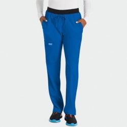 Pantalon medical damă CHEROKEE Revolution WWE105 albastru regal