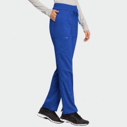 Pantalon medical damă CHEROKEE Revolution WWE105 albastru regal