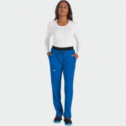 Pantalon medical damă CHEROKEE Revolution WWE105 albastru regal