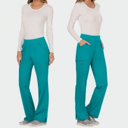 Pantaloni medicali de lucru REVOLUTION WWE110 / Teal