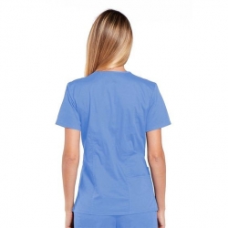 Tunică medicală CHEROKEE CORE STRETCH WWE4710 Albastru deschis