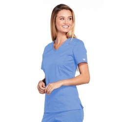 Tunică medicală CHEROKEE CORE STRETCH WWE4710 Albastru deschis
