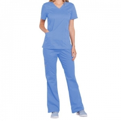 Tunică medicală CHEROKEE CORE STRETCH WWE4710 Albastru deschis