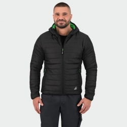 Geaca matlasata cu gluga APOLLO Black