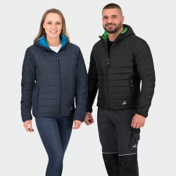 Geaca matlasata cu gluga APOLLO Black