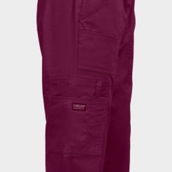 Pantalon de lucru CORE STRETCH WWE4005 / Roșu vin