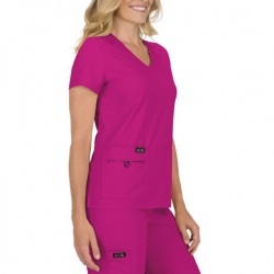 Tunică medicală de lucru BASICS 373 ciclam