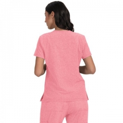 Tunică medicală de lucru BASICS 373 roz deschis