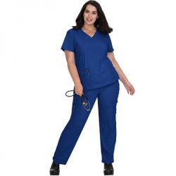 Tunică medicală de lucru BASICS 373 albastru regal