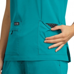 Tunică medicală de lucru BASICS 373 teal