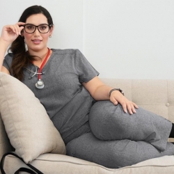 Pantalon de lucru damă BASICS 731 gri