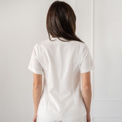 Tunică medicală Bwell Atelier VICTORIA albă
