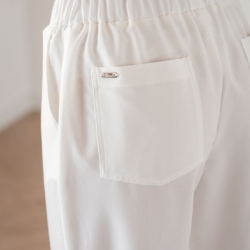 Pantalon medical Bwell Atelier VIOLA alb