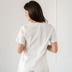 Tunică medicală Bwell Atelier ELINA albă