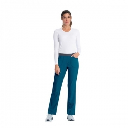 Pantalon medical damă INFINITY CKE1124A / verde Caraibe