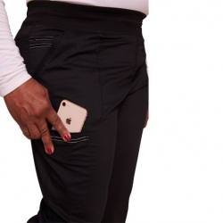 Women's medical trousers CHEROKEE R JOGGER BLACK WWE011