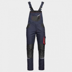 Salopetă de lucru KASTOR STRETCH DARK BLUE/RED