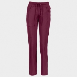 Pantaloni medicali damă CHEROKEE BORDEAUX CKE1123A
