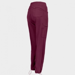 Pantaloni medicali damă CHEROKEE BORDEAUX CKE1123A