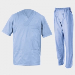 M3 ALBASTRU DESCHIS Tunică medicală cu pantaloni