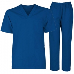 M3 ALBASTRU REGAL Tunică medicală cu pantaloni