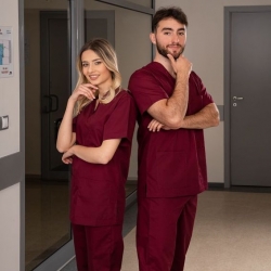 Trusă medicală  COLOMBO rosu inchis