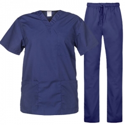 CESARE Albastru inchis TUNICĂ MEDICALĂ CU PANTALONI