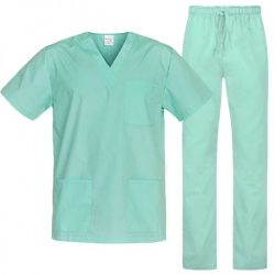 CESARE VERDE Tunică medicală cu pantaloni