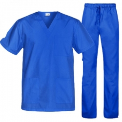 Set medical CESARE | albastru regal
