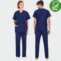 Set medical de lucru MORELLI bleumarin