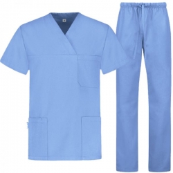 Set medical de lucru MORELLI albastru medical