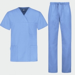 Set medical de lucru MORELLI albastru medical