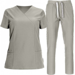Set de lucru damă Nobby Straight gri deschis