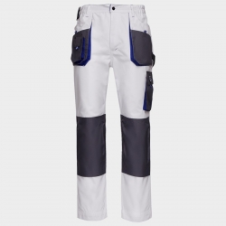 Pantaloni de lucru KASTOR ALB