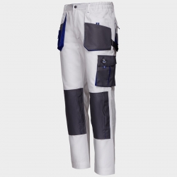 Pantaloni de lucru KASTOR ALB