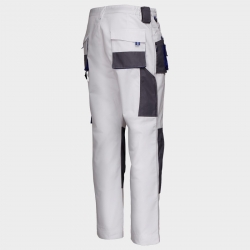 Pantaloni de lucru KASTOR ALB
